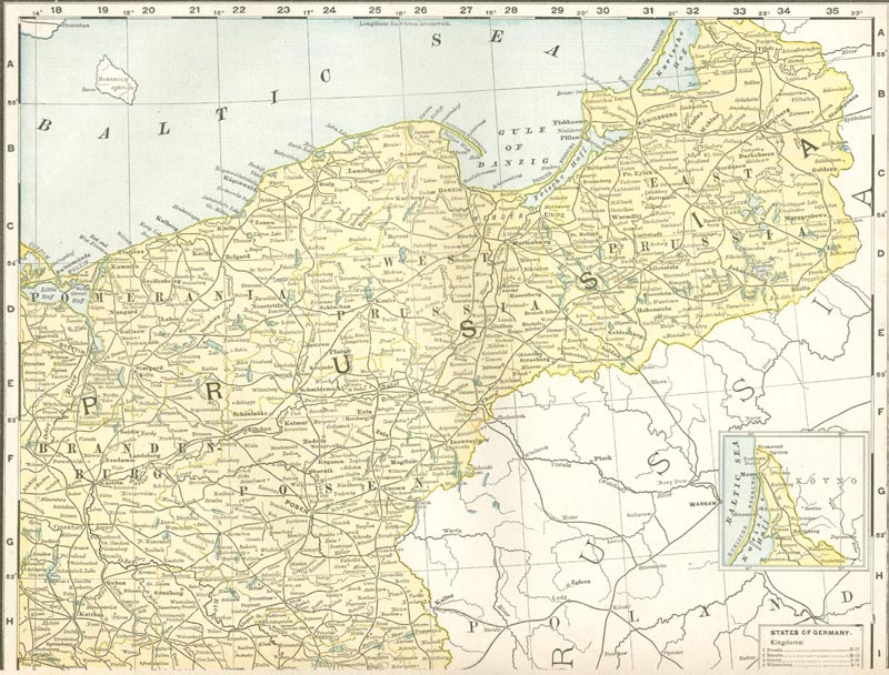 1911 Prussian Map
